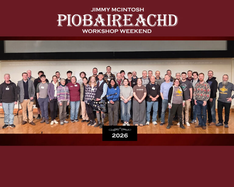 The 4th annual Jimmy McIntosh MBE Piobaireachd Workshop